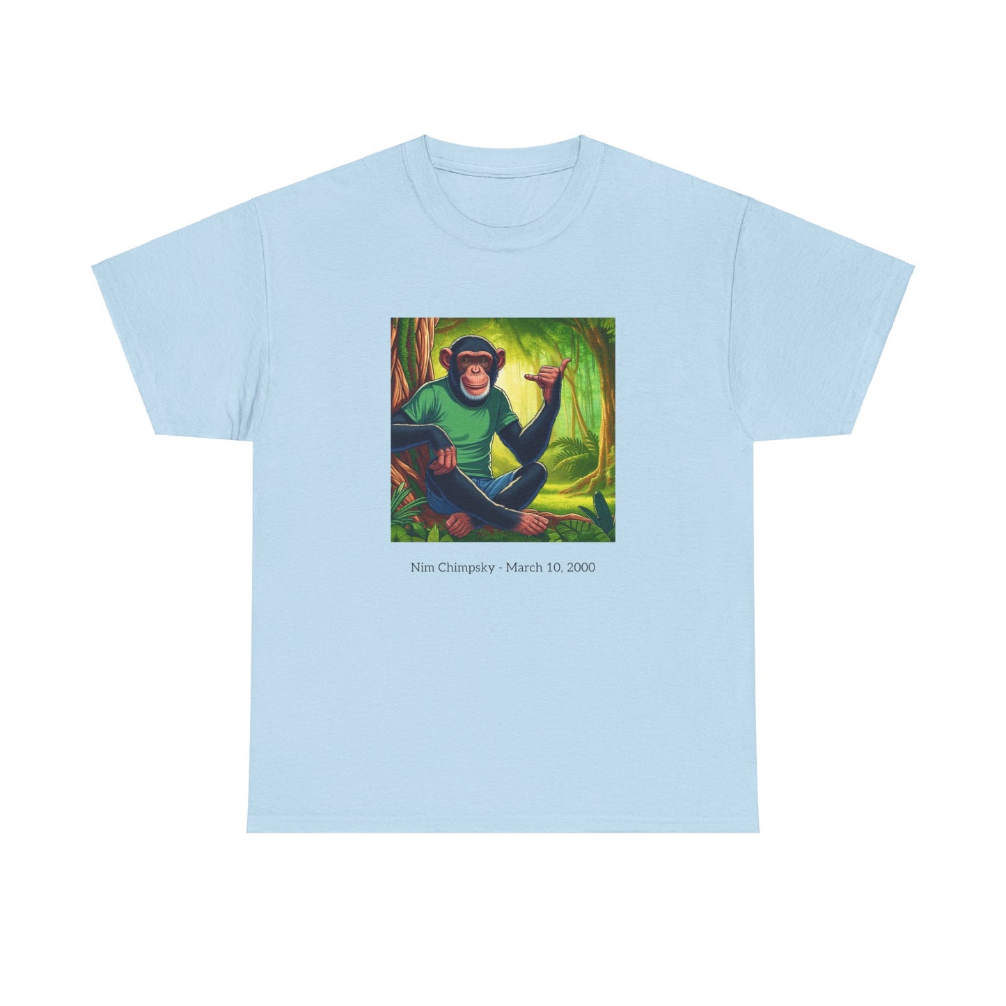 RIP Nim Chimpsky Heavy Cotton Tshirt