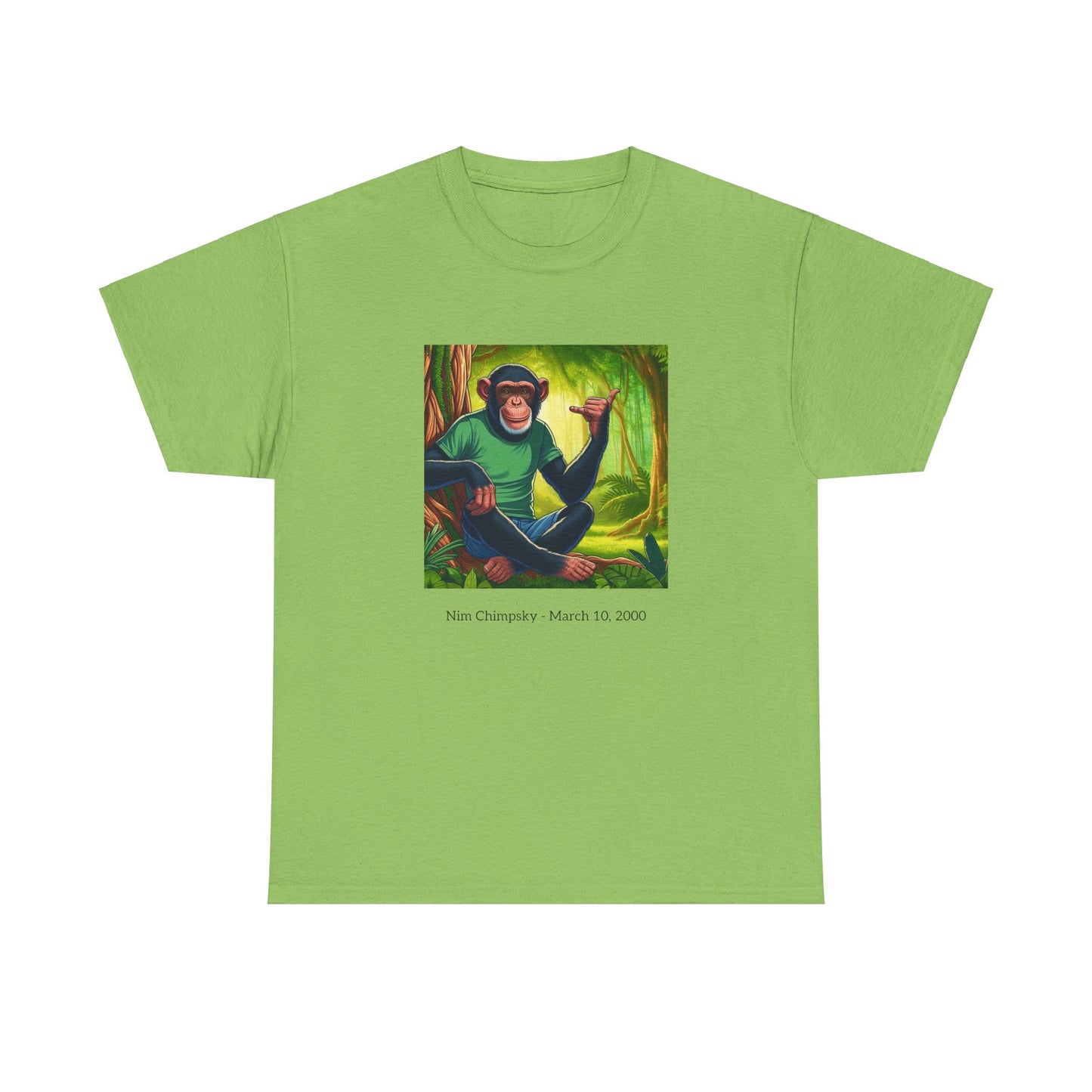 RIP Nim Chimpsky Heavy Cotton Tshirt