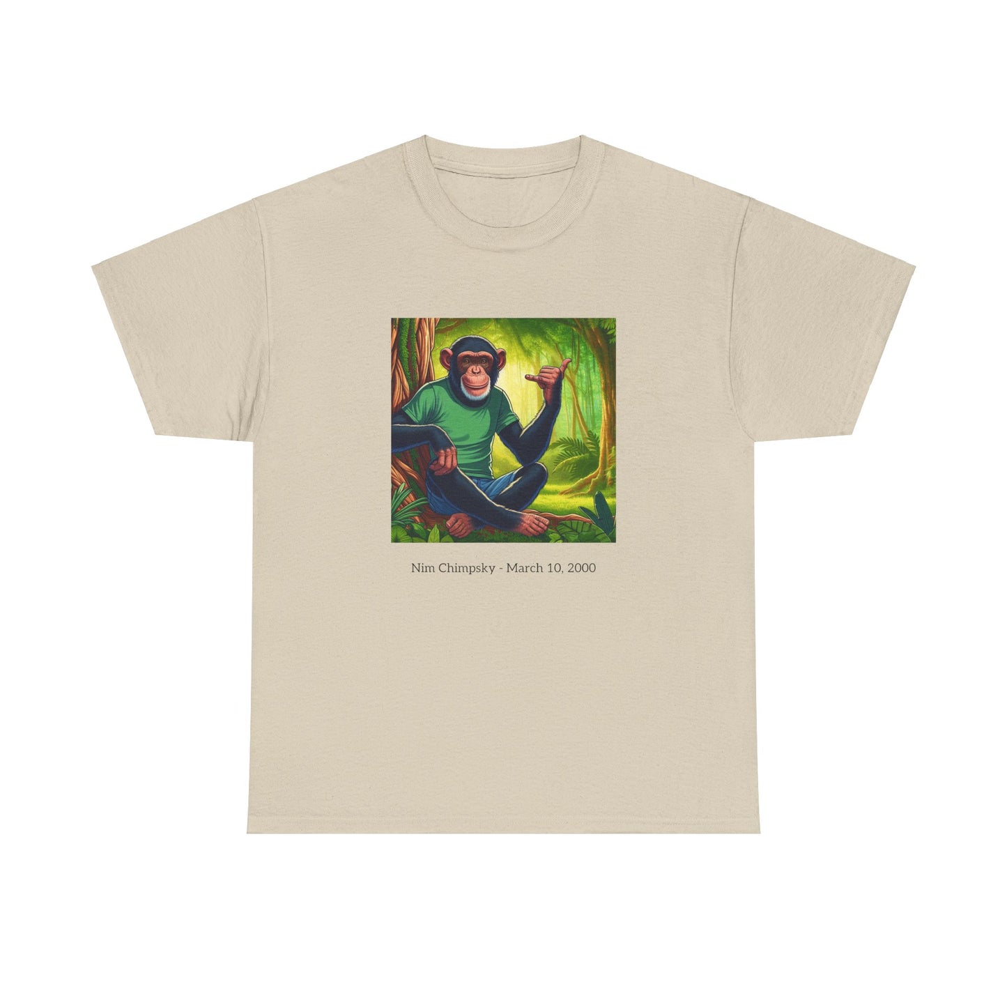 RIP Nim Chimpsky Heavy Cotton Tshirt