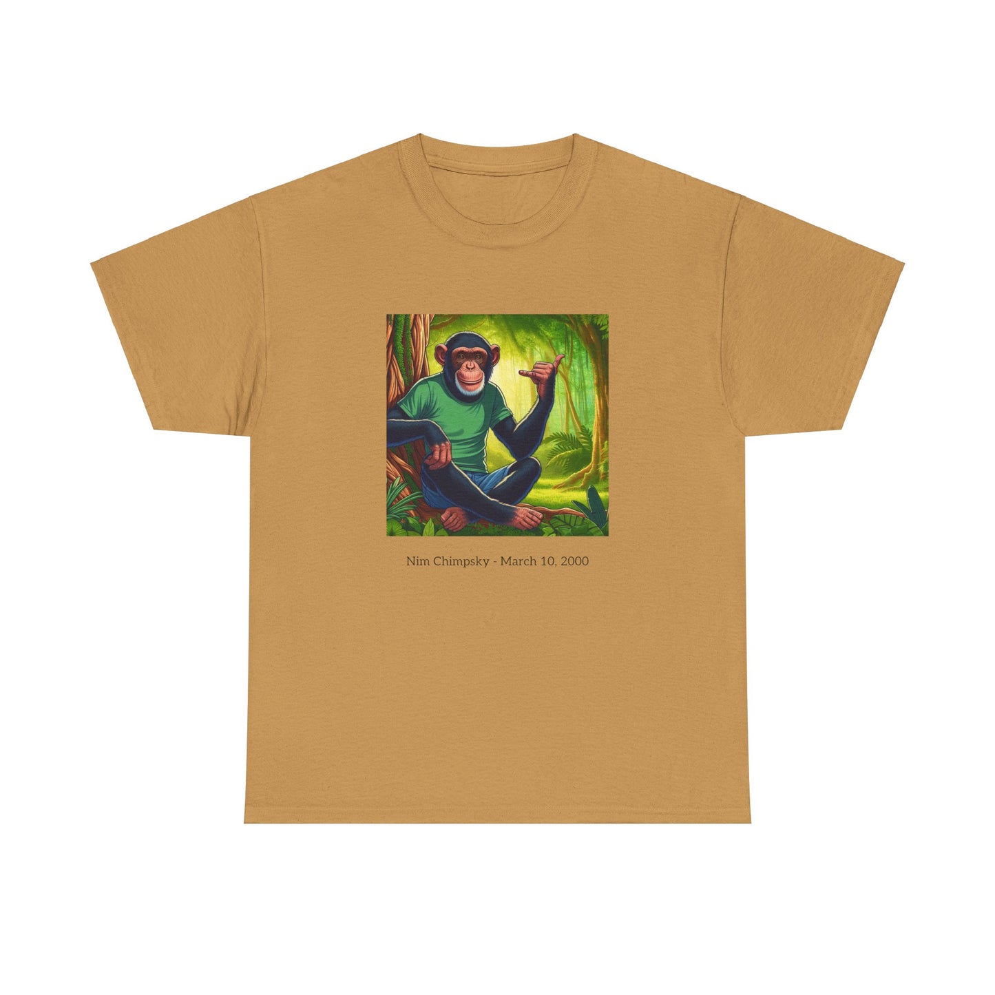 RIP Nim Chimpsky Heavy Cotton Tshirt