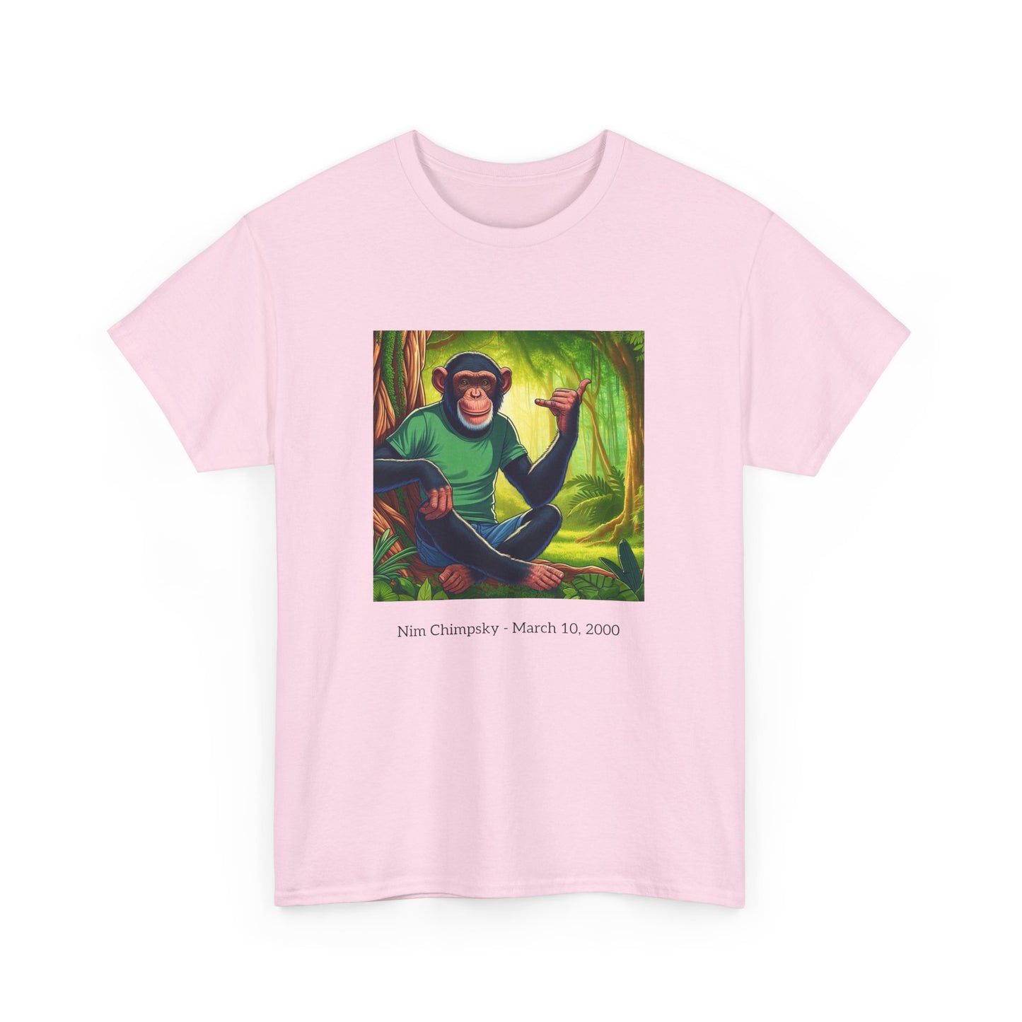 RIP Nim Chimpsky Heavy Cotton Tshirt