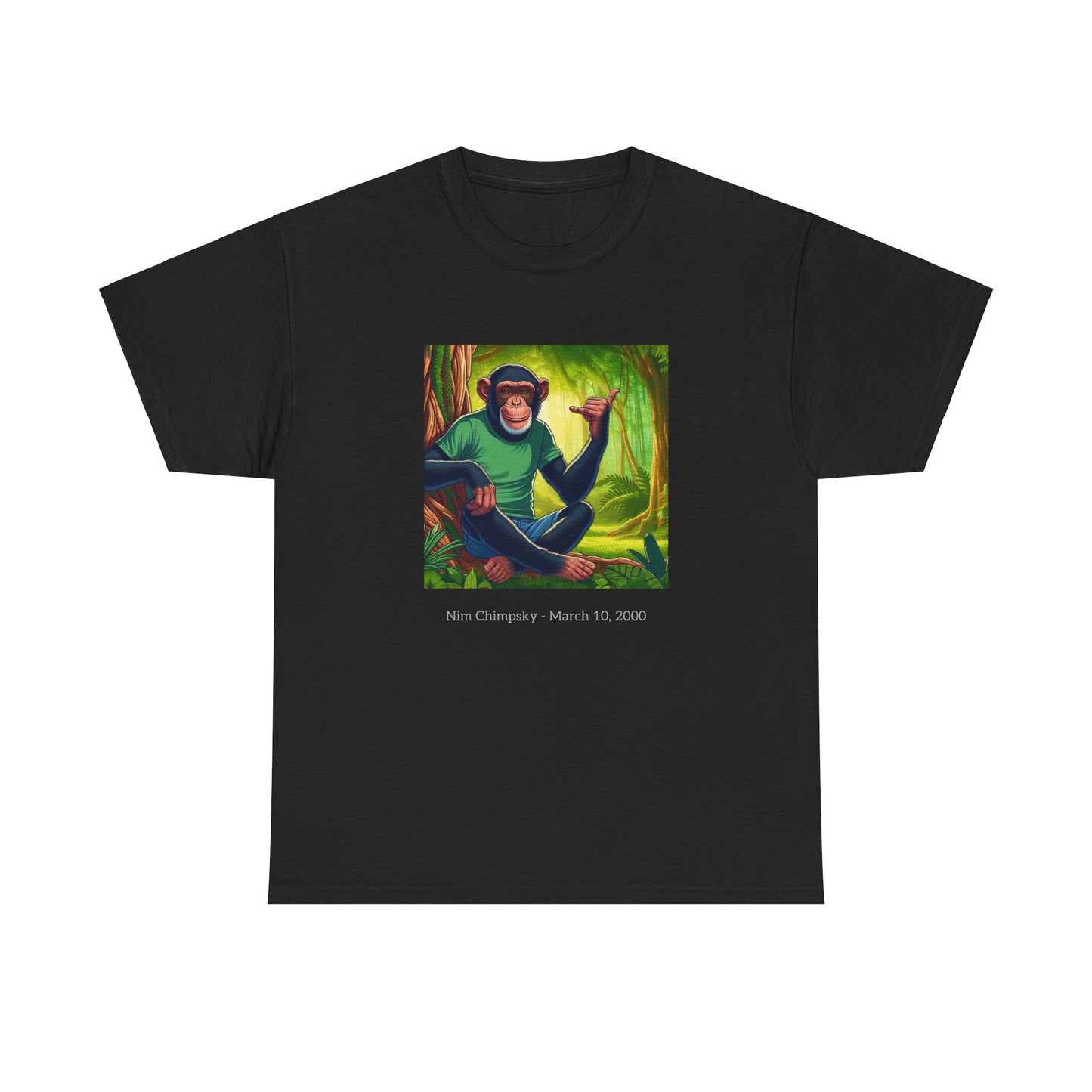 RIP Nim Chimpsky Heavy Cotton Tshirt